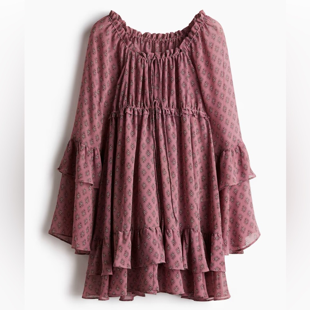 H&M Patterned Mini Dress